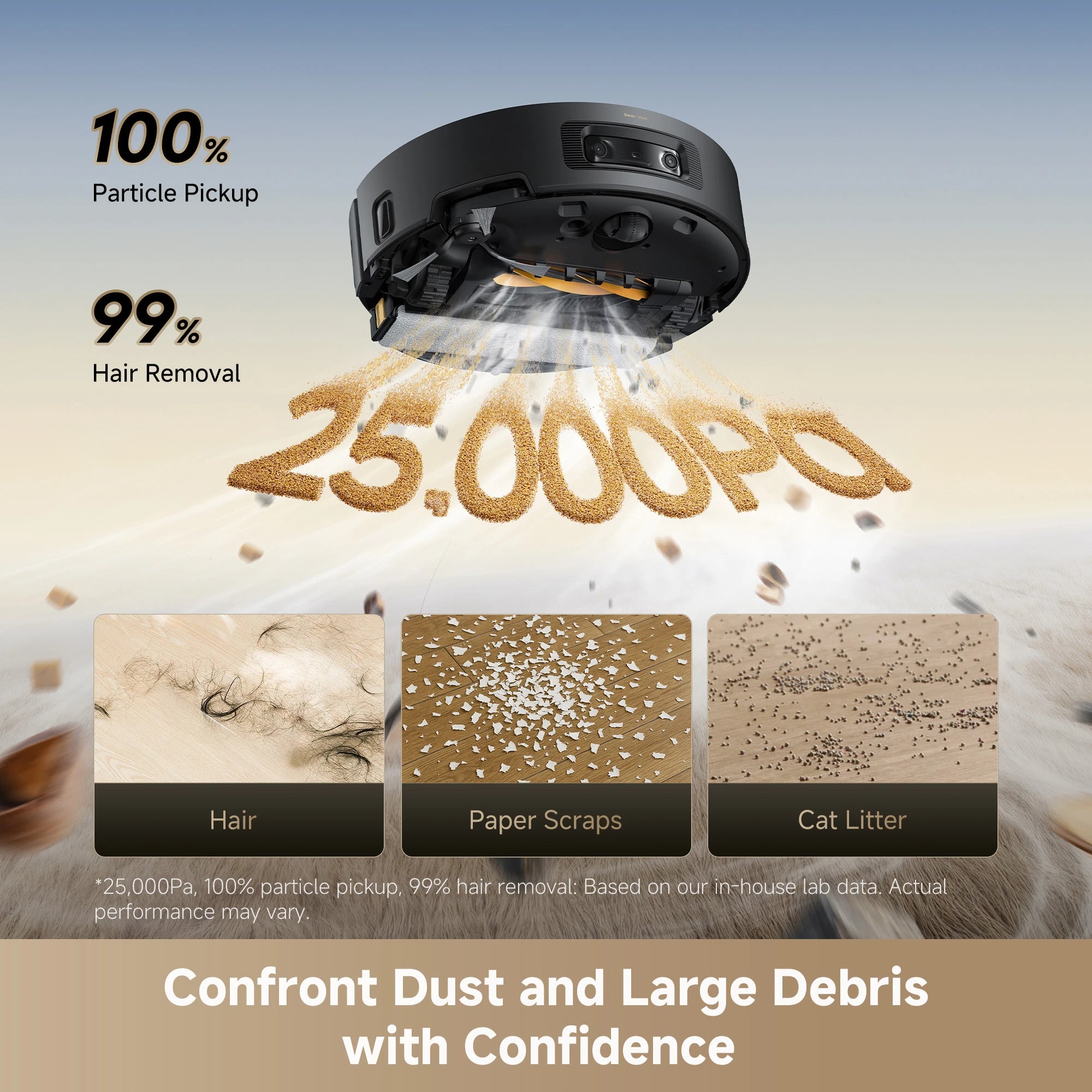 Dreame Aqua 10 Pro Track Robot Vacuum | 25,000Pa Suction, 100°C TrackSync™ Mop Self-Cleaning