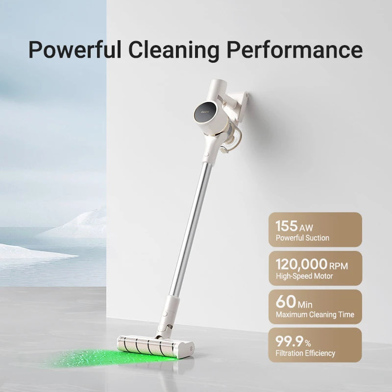 Dreame V10S Cordless Stick Vacuum Cleaner 20kPa Suction Lightweight Green Detection Pet Hair Vacuum