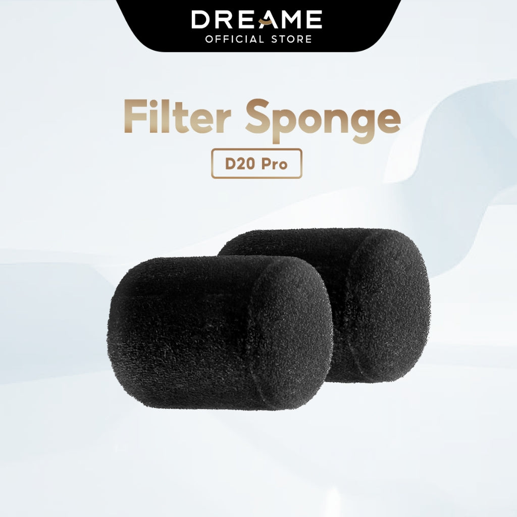 Dreame D20 Pro replacement filter sponge two pack accessories