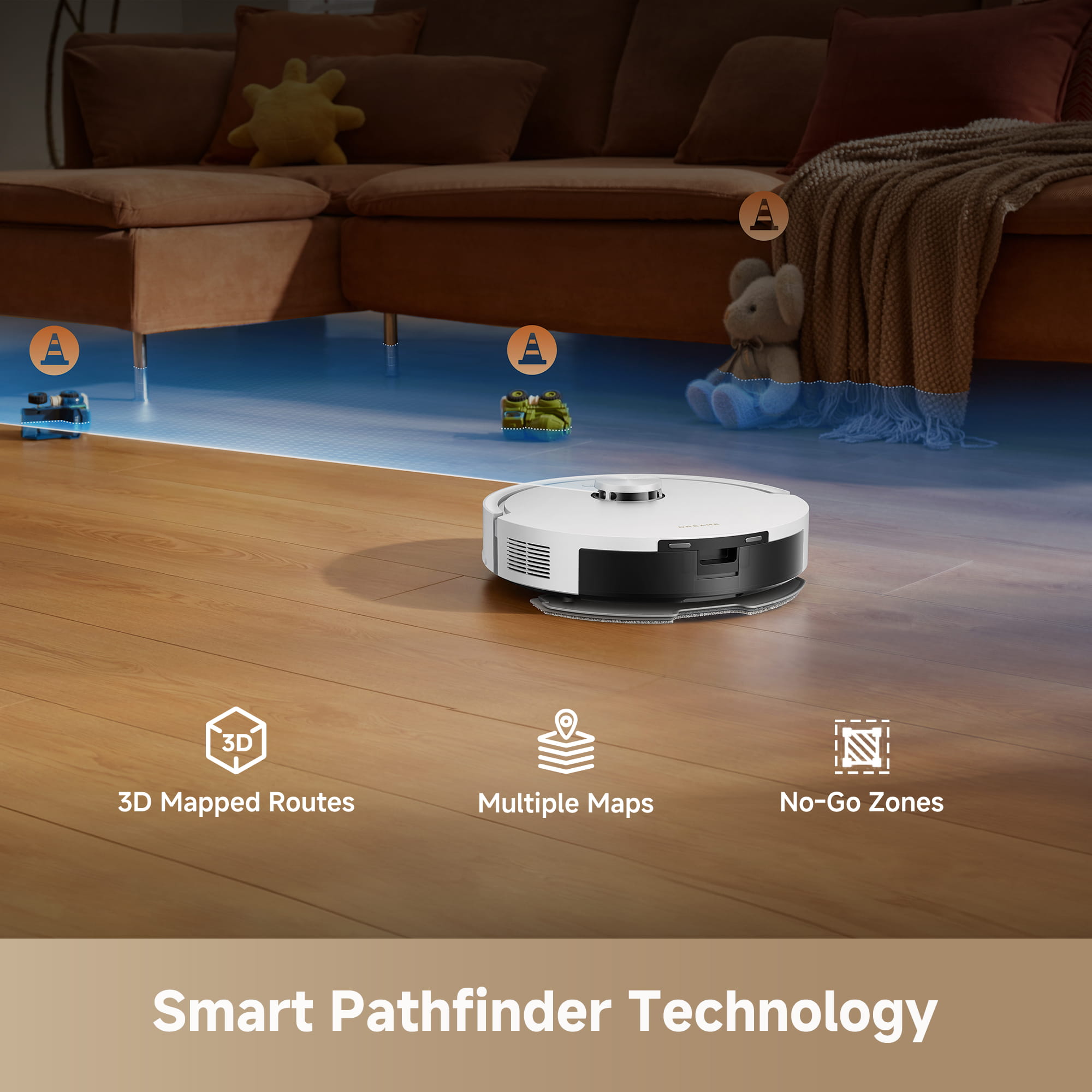 Dreame F20 Robot Vacuum Powerful Suction Smart Navigation Vacuum and Mop Combo