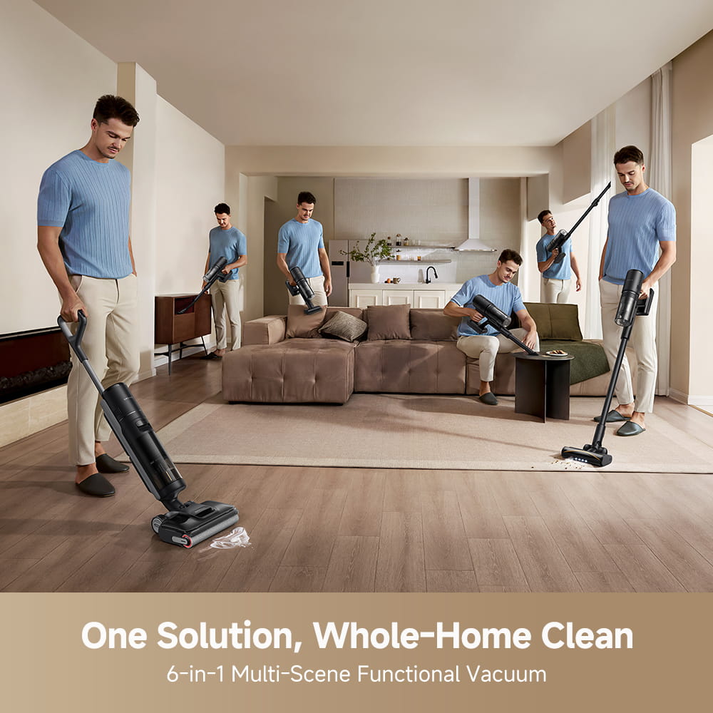 Dreame H13 Dual FlexReach Wet Dry Vacuum Cleaner Cordless Self Cleaning Powerful Suction