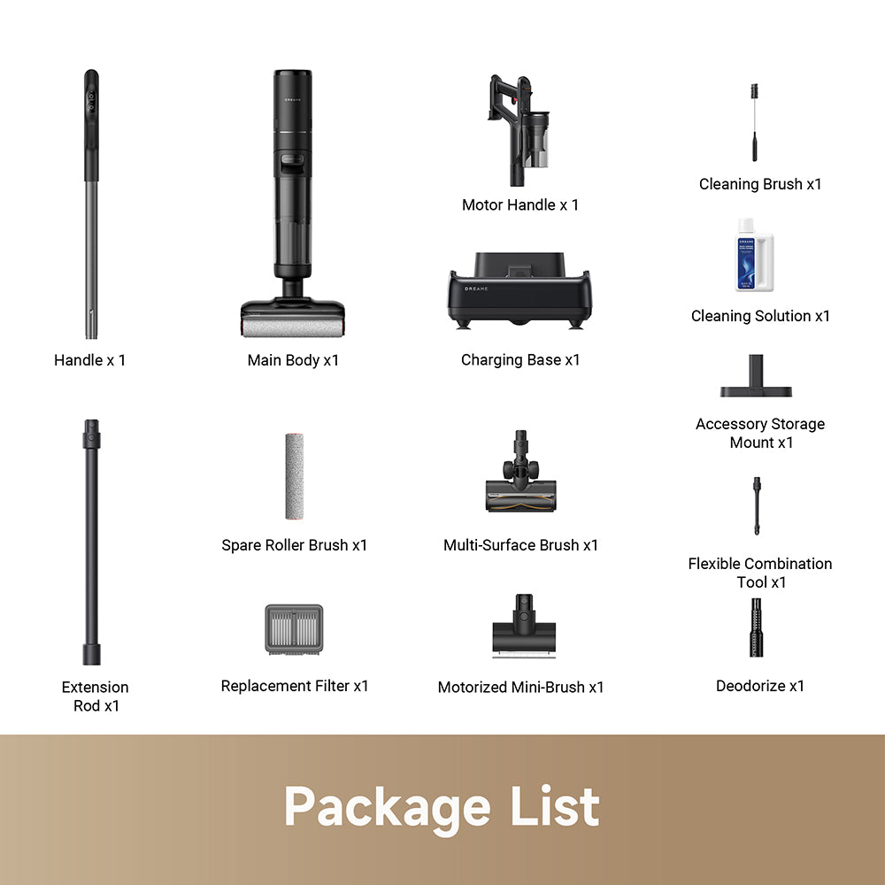 Dreame H13 Dual FlexReach Wet Dry Vacuum Cleaner Cordless Self Cleaning Powerful Suction