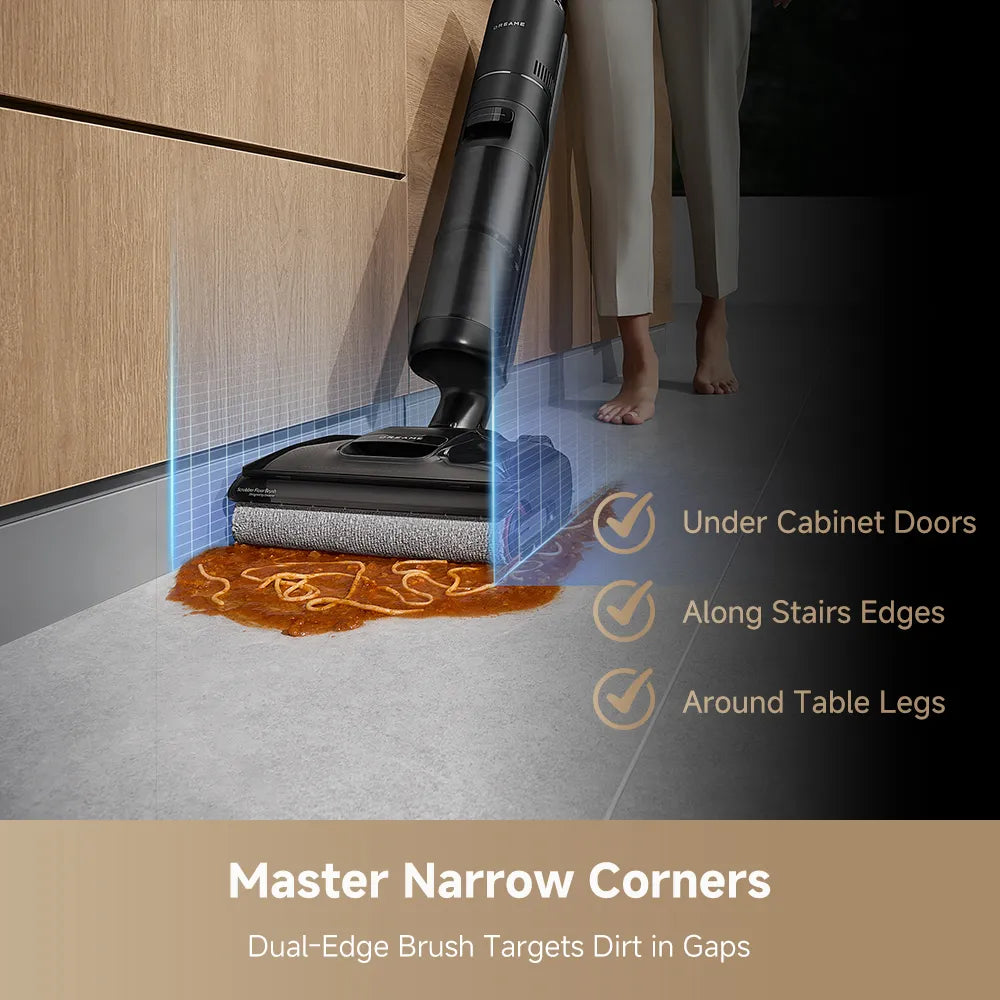 Dreame H13s FlexReach Wet Dry Vacuum Cleaner Strong Suction Easy Glide Smart Cleaning with Voice Alerts