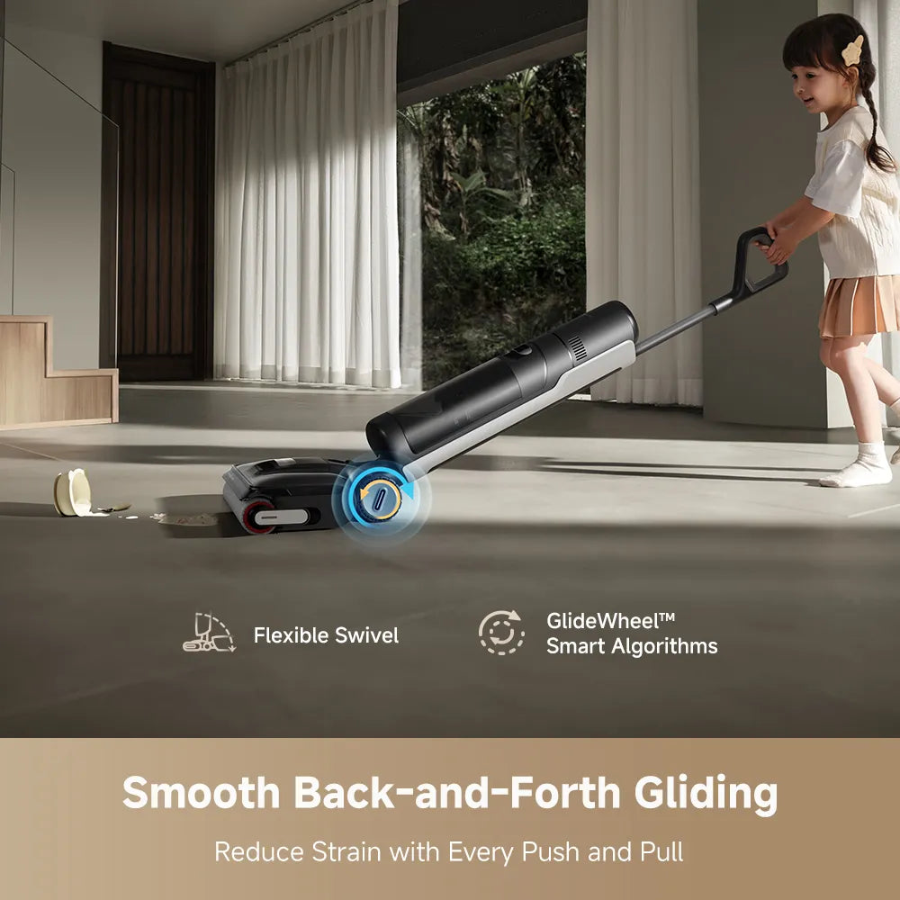 Dreame H13s FlexReach Wet Dry Vacuum Cleaner Strong Suction Easy Glide Smart Cleaning with Voice Alerts