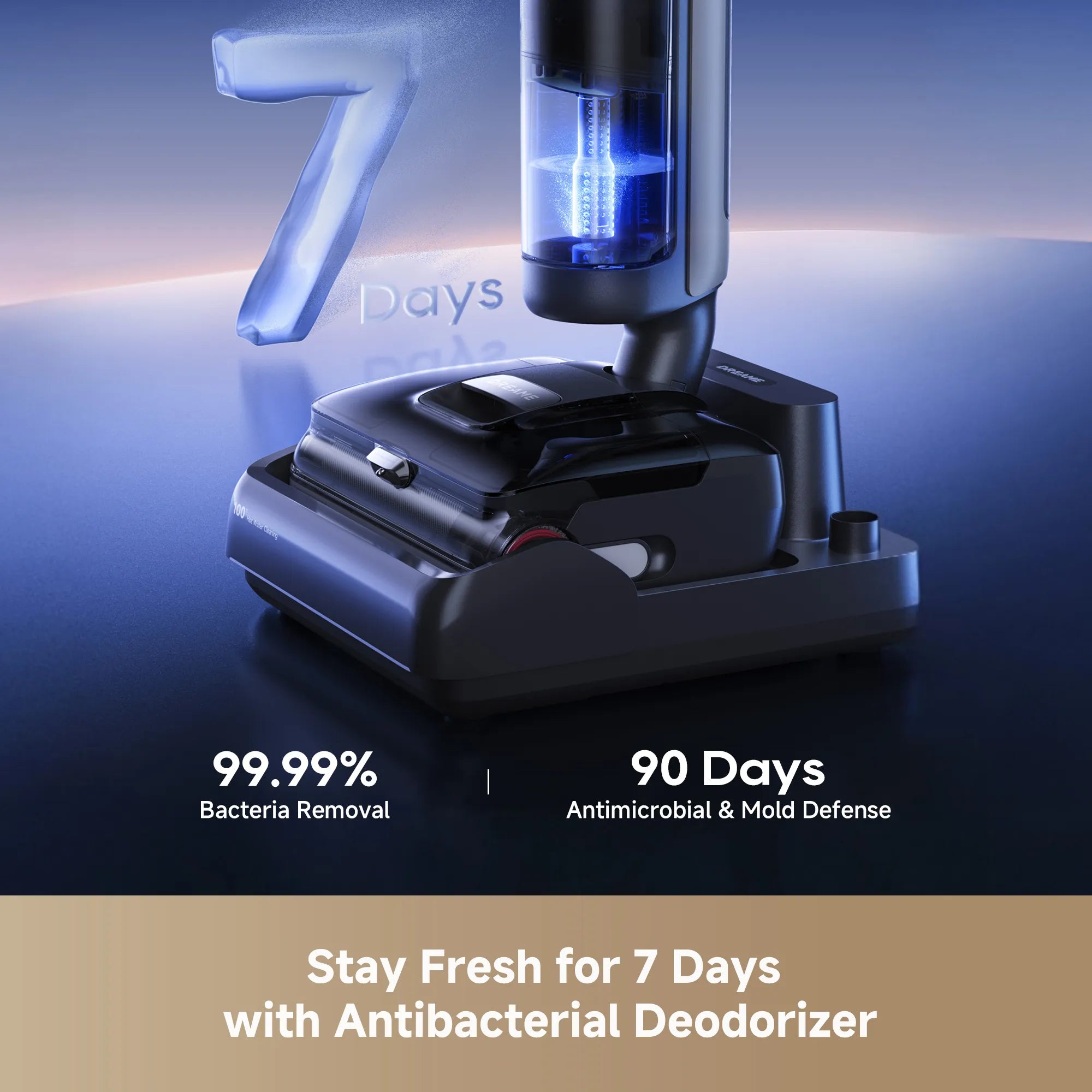 Dreame H15 Pro FoamWash Wet Dry Vacuum Powerful Cleaning for Pet Odor Stains and Easy Home Use