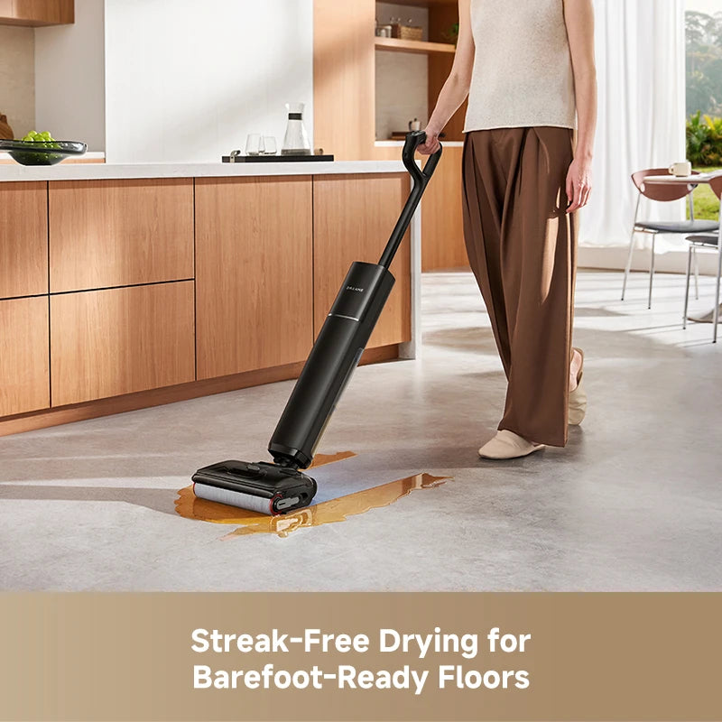 streak free drying leaves floors clean dry and ready for barefoot walking