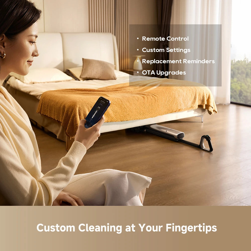 smart wet dry vacuum with customized cleaning settings and intelligent control
