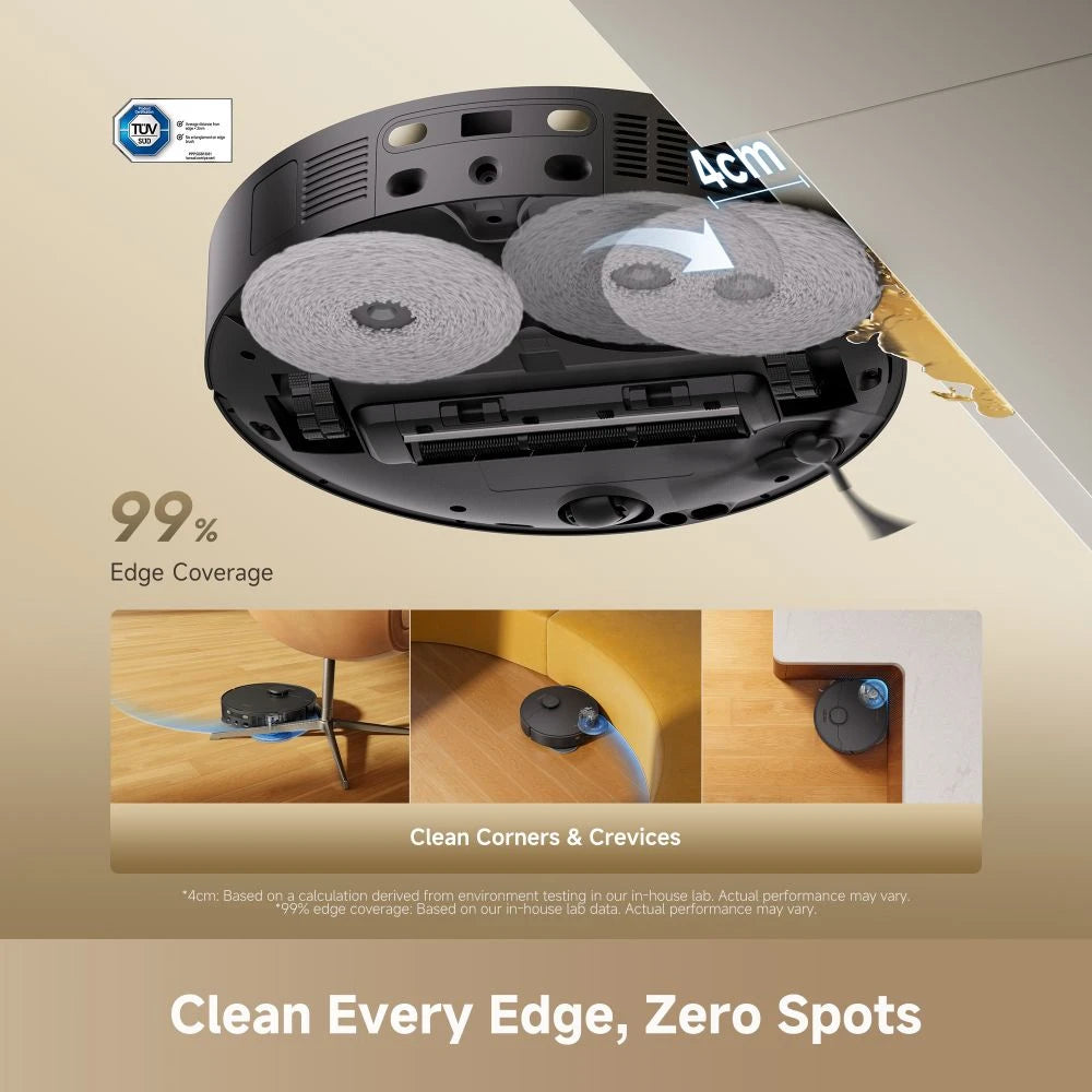 Dreame L10s Ultra Heat Robot Vacuum 25000Pa Strong Suction Hot Water Mop Deep Cleaning Edge Extend Auto Cleaning