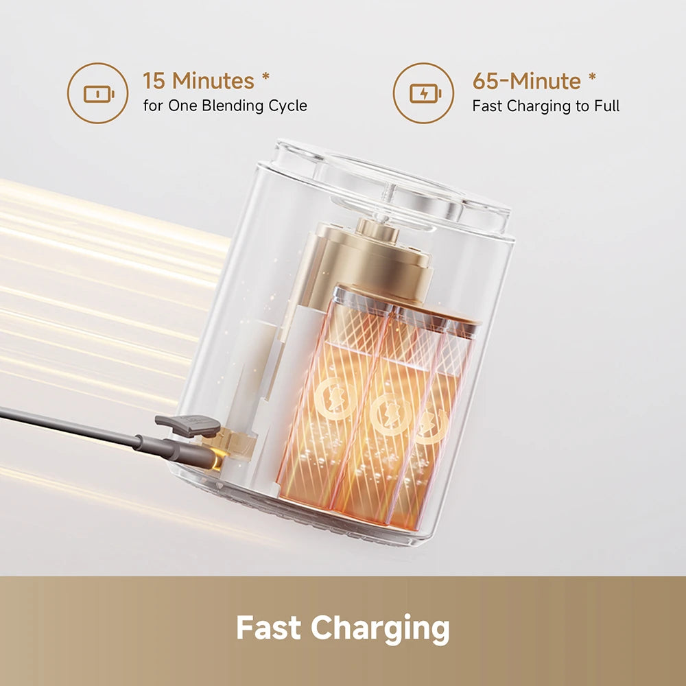 Dreame PB10 portable blender with fast charging for convenient cordless blending on the go