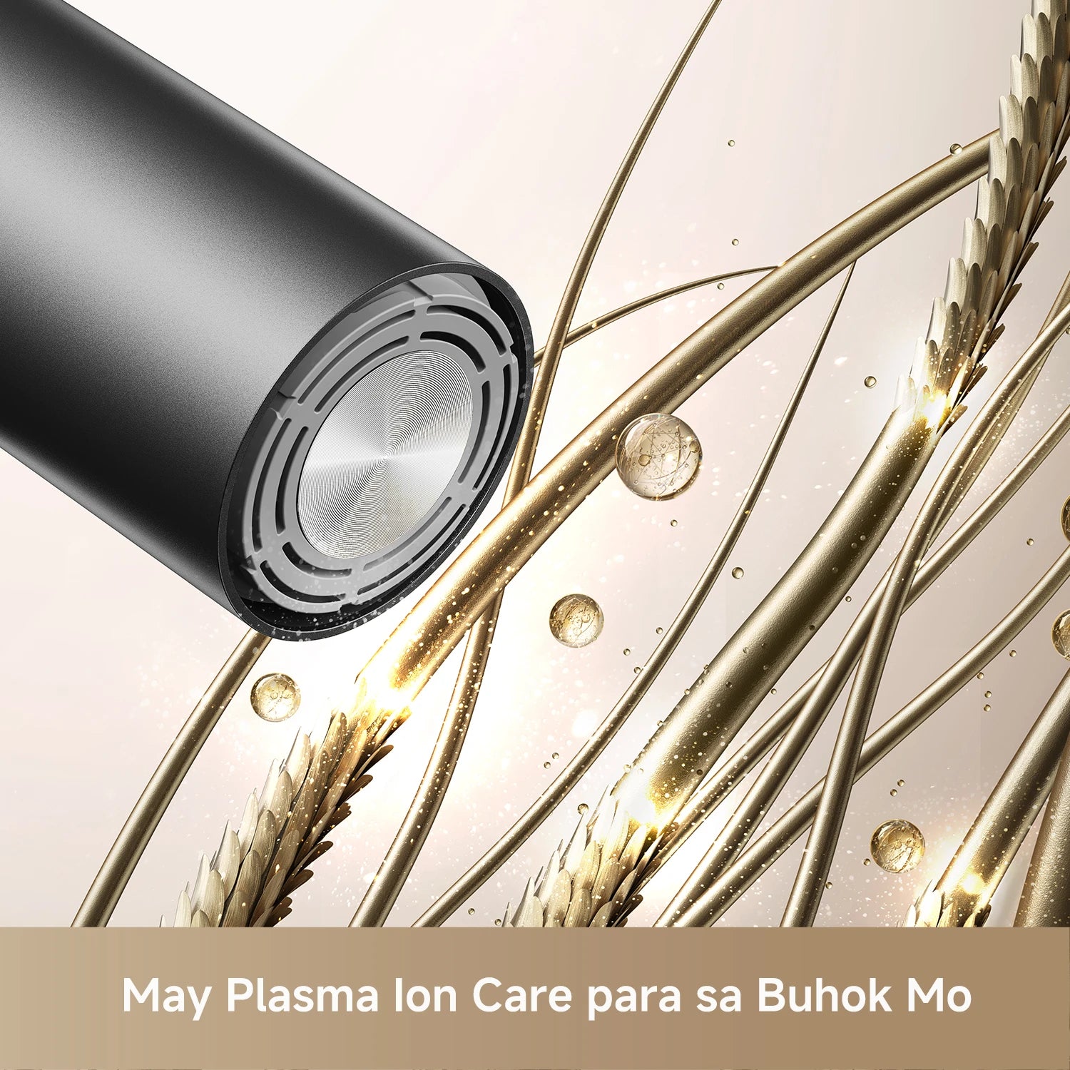 hair dryer with ion care helps reduce frizz and improve shine