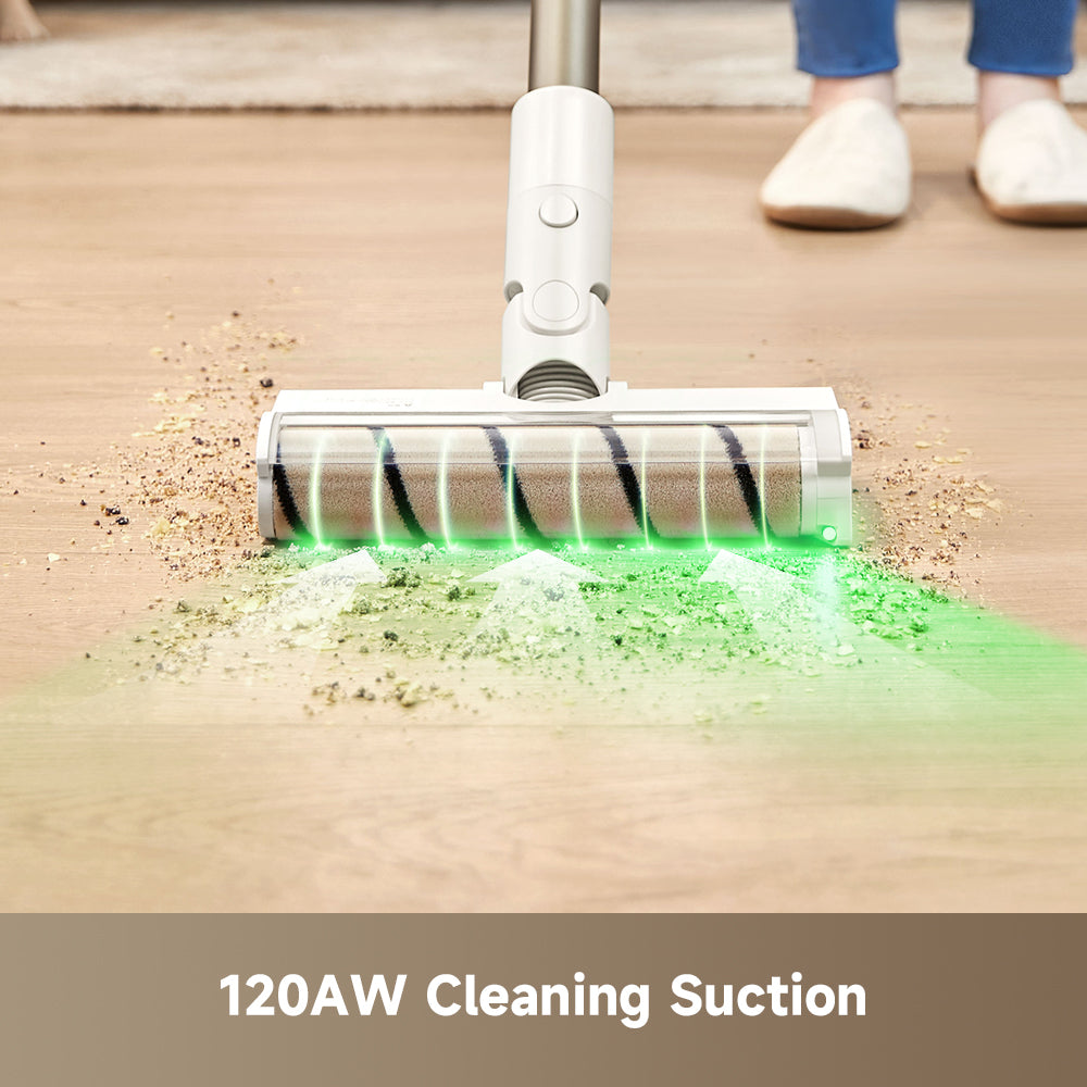 Dreame R10 Cordless Stick Vacuum Cleaner with 120AW Suction, Lightweight Design, Long Runtime, Multi-Surface Brush and Advanced Filtration