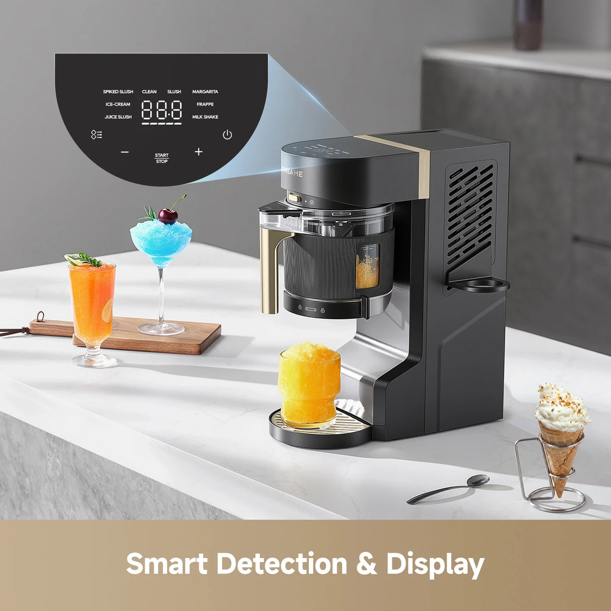 Dreame SLM60 slush maker features smart detection and a clear display for easy operation