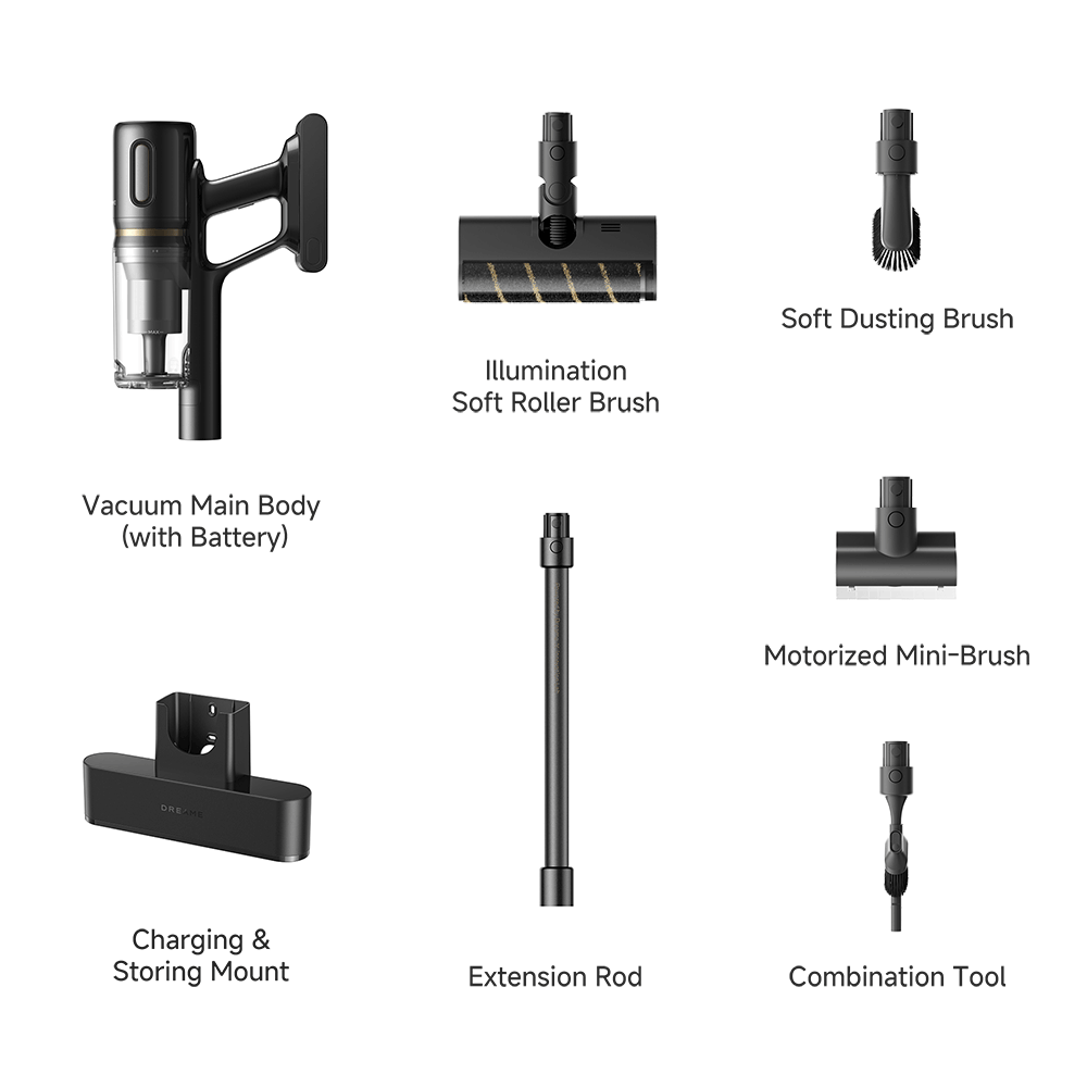 Dreame V50 Cordless Vacuum Cleaner Powerful Suction Lightweight Stick Vacuum for Home Cleaning