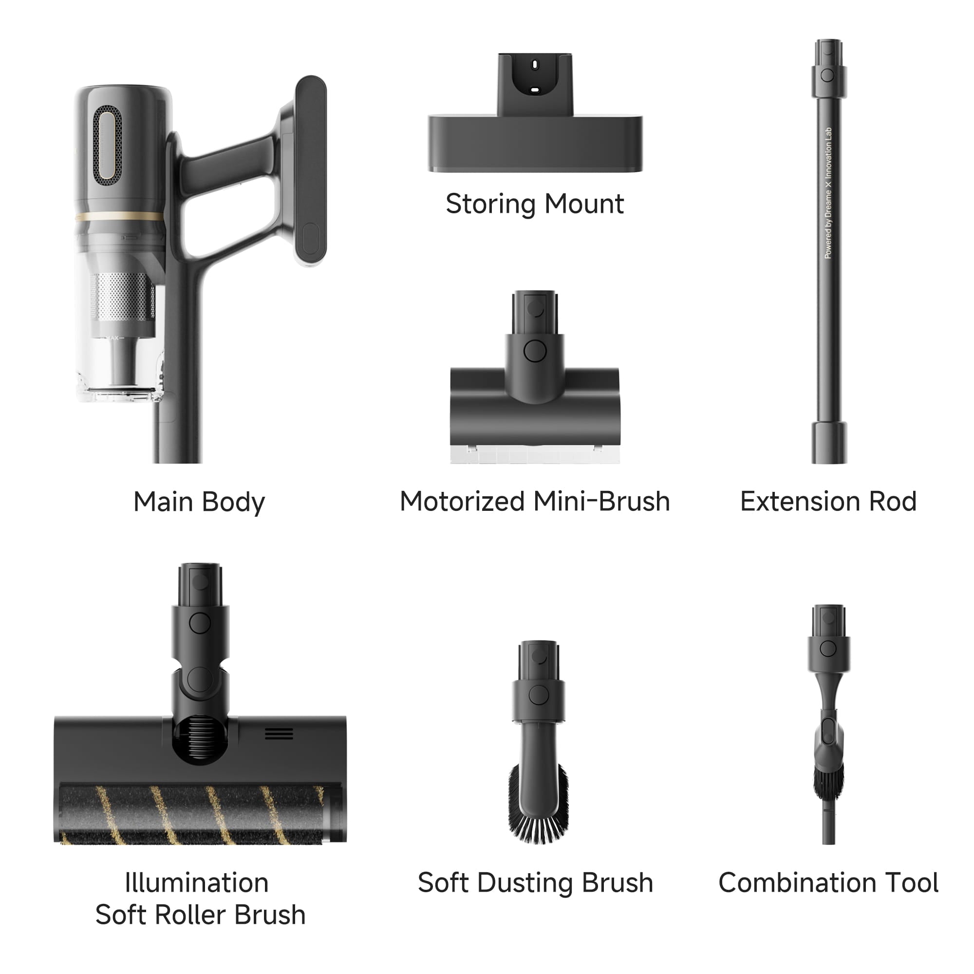 Dreame X2 Cordless Vacuum Cleaner 180AW Powerful Suction Lightweight Long Runtime Multi Tool Cleaning