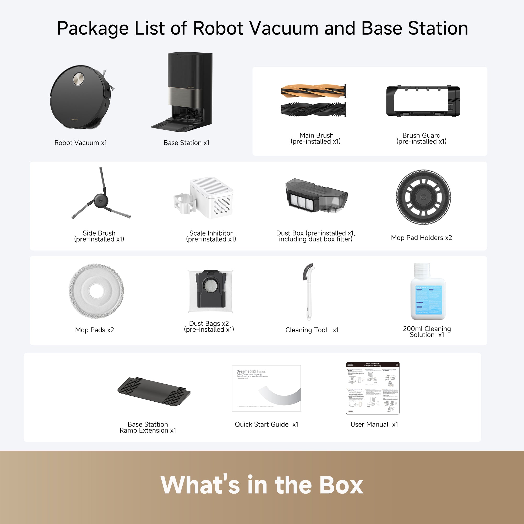 Dreame X50 Ultra Robot Vacuum 20,000Pa Climbs Up to 6CM VersaLift™ Navigation 80°C Hot Wash