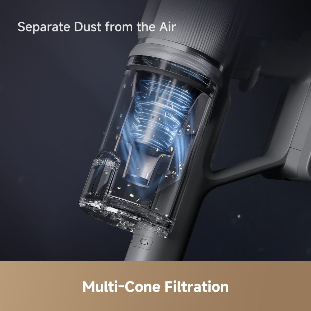 Dreame Z10s Station Stick Vacuum Cleaner 150AW Cordless Auto Dust Collection Easy Home Cleaning