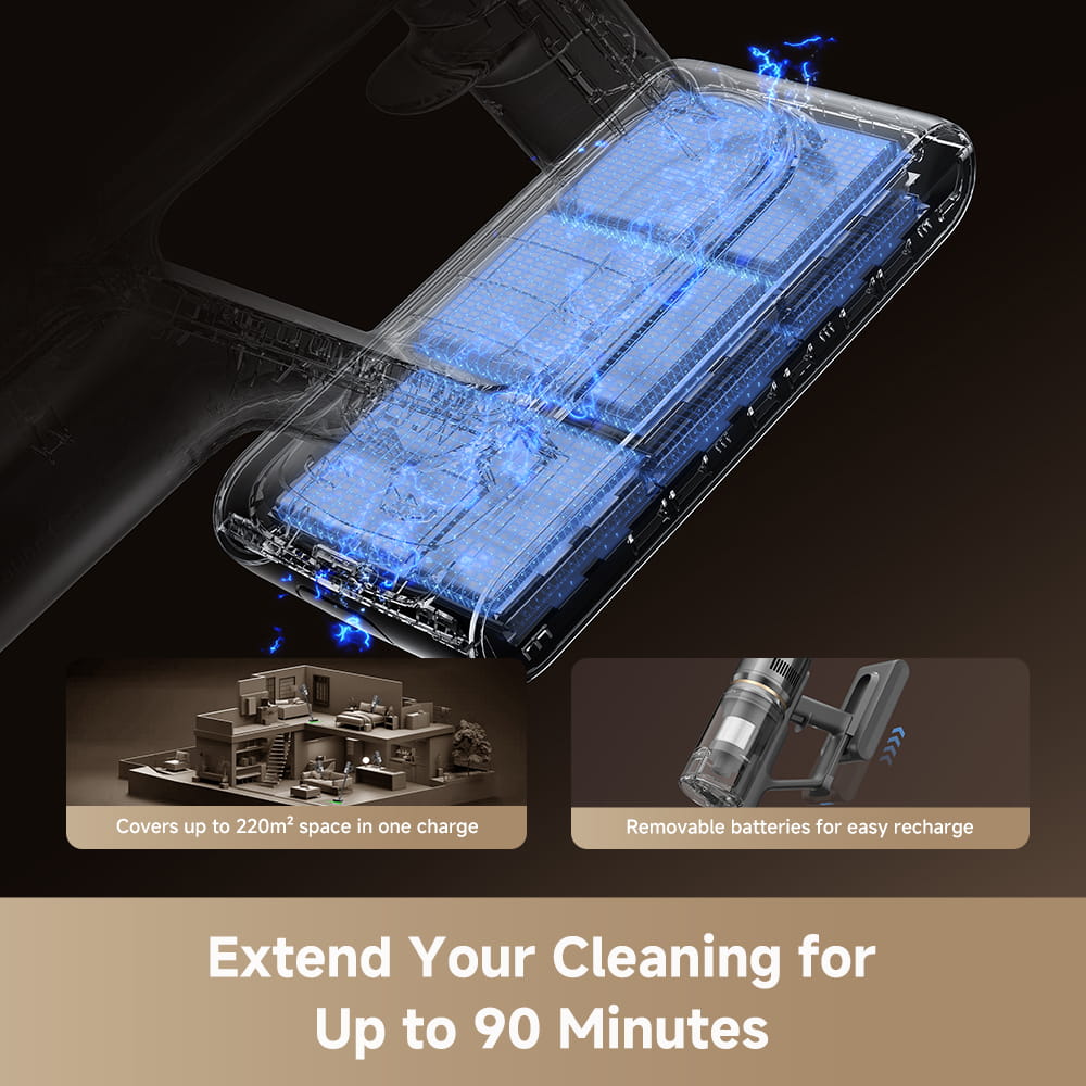 Dreame Z30s Station Vacuum Cleaner 260AW Cordless Auto Dust Collection Hygienic Sterilization