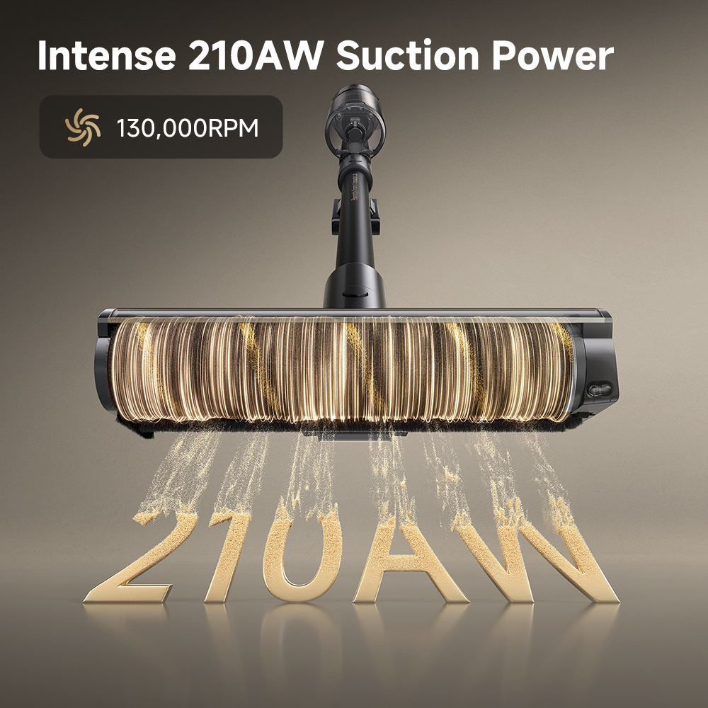 Dreame V50 Cordless Stick Vacuum Cleaner 210AW Strong Suction, 60min Runtime, Lightweight