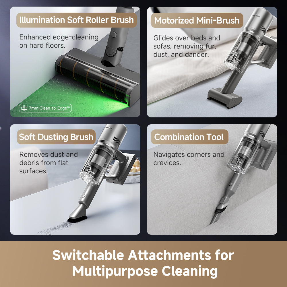 Dream Z10s Station Stick Vacuum Cleaner with Green CelesTect™ Light | 90Days Auto-Empty