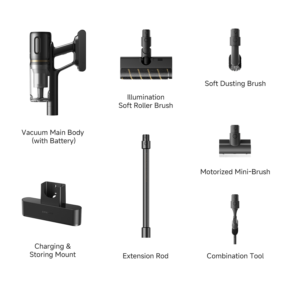 Dreame V50 Cordless Stick Vacuum Cleaner 210AW Strong Suction, 60min Runtime, Lightweight