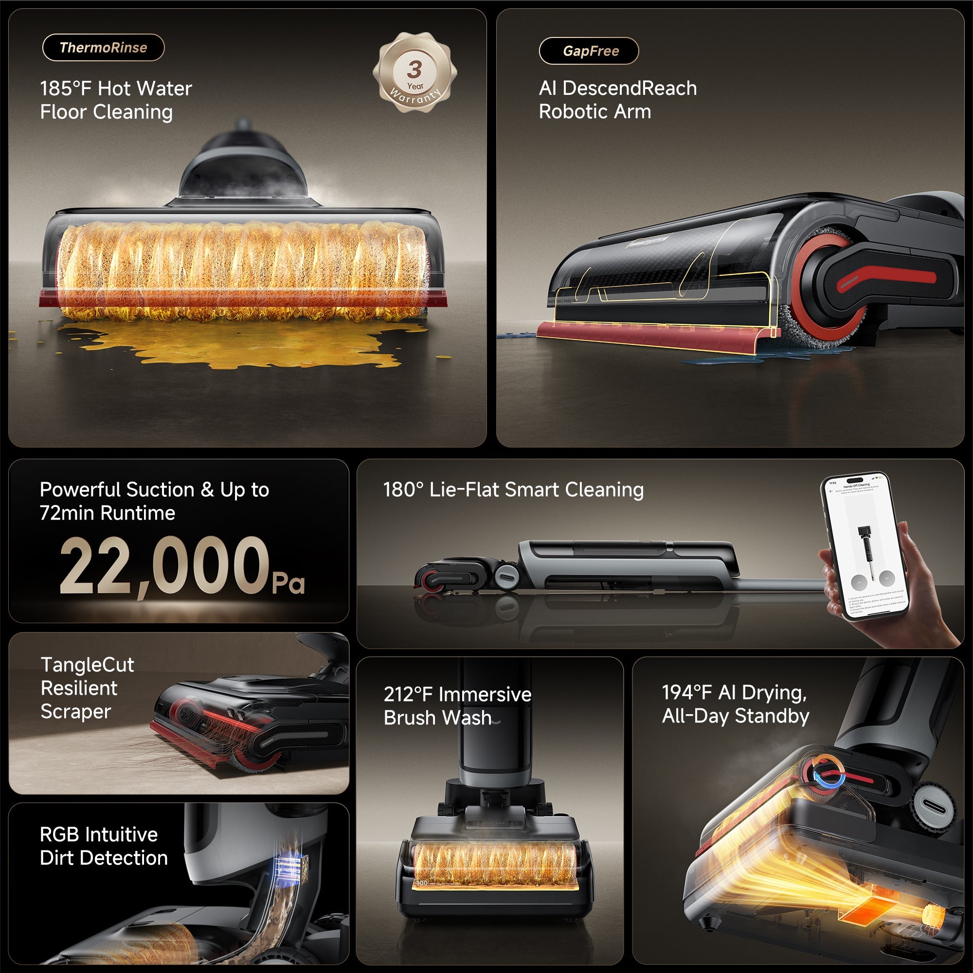Dreame H15 Pro Heat Wet and Dry Vacuum