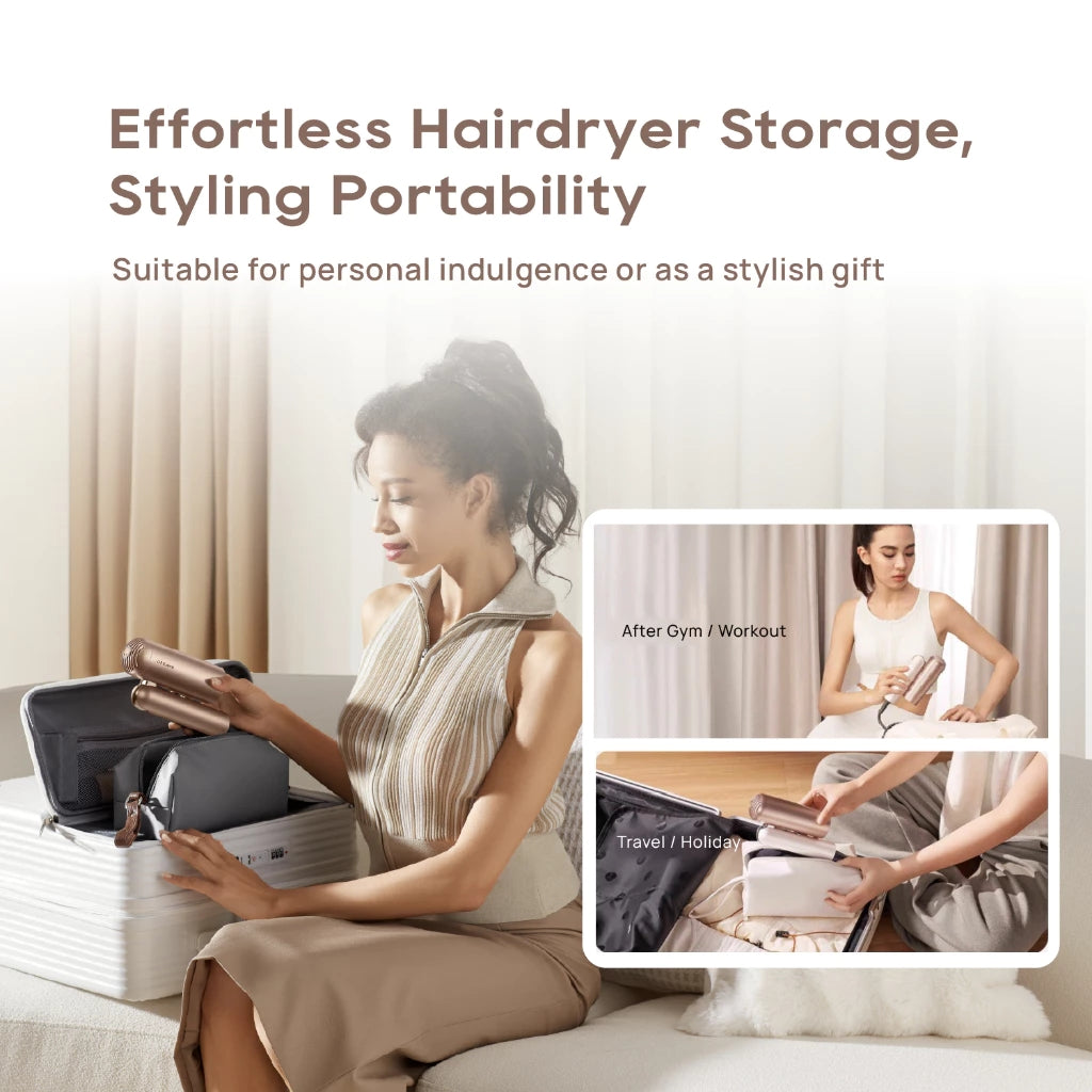 Dreame Pocket Uni All-in-One Hair Dryer Quick 40s Dry, Smooth & Curl Style