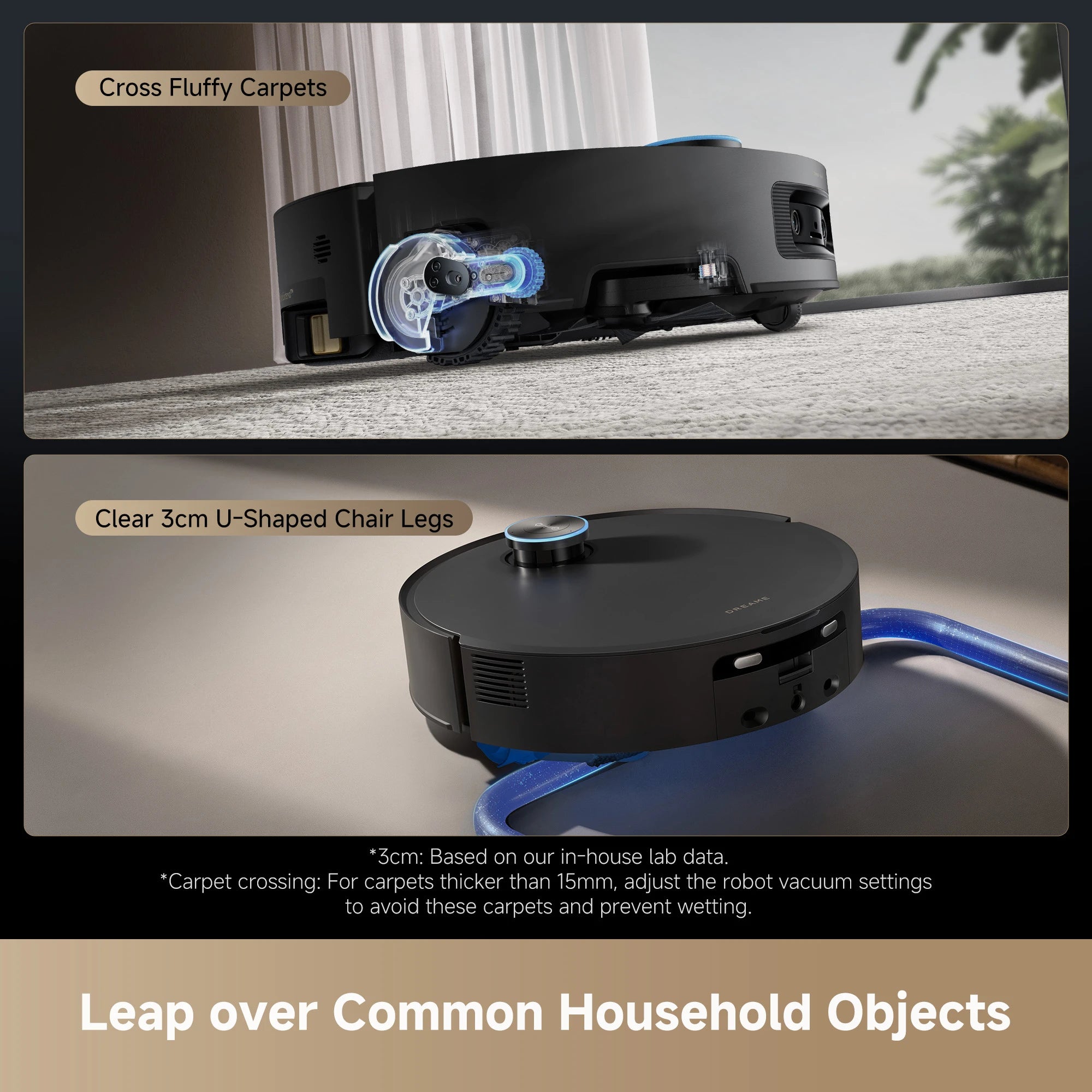 Dreame Aqua 10 Pro Track Robot Vacuum | 25,000Pa Suction, 100°C TrackSync™ Mop Self-Cleaning