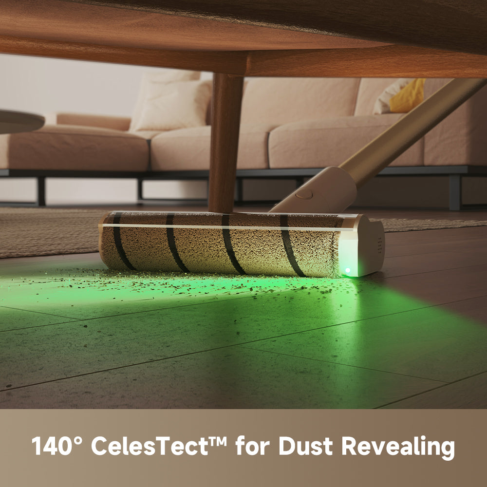 Dreame R10 Cordless Stick Vacuum LED Light 60 mins Runtime Anti Hair Tangle Multipurpose tool