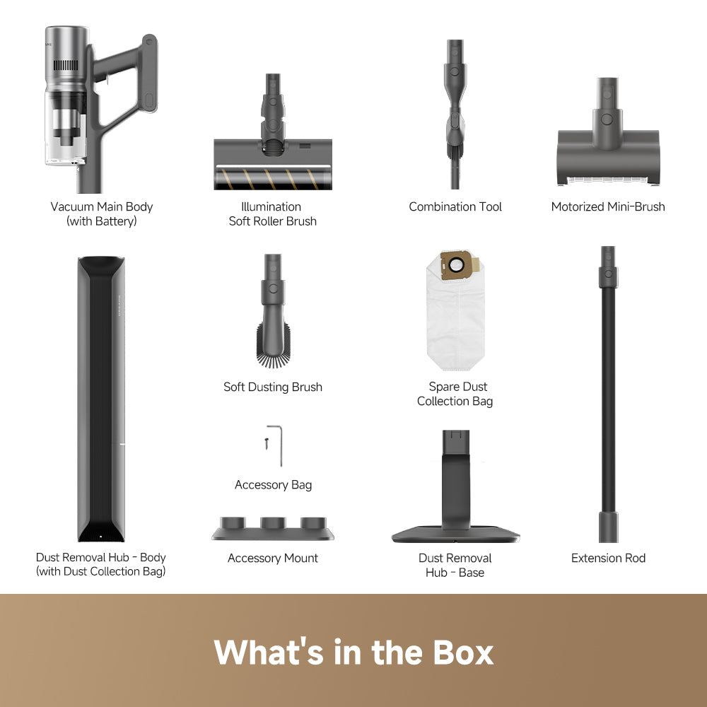 Dream Z10s Station Stick Vacuum Cleaner with Green CelesTect™ Light | 90Days Auto-Empty