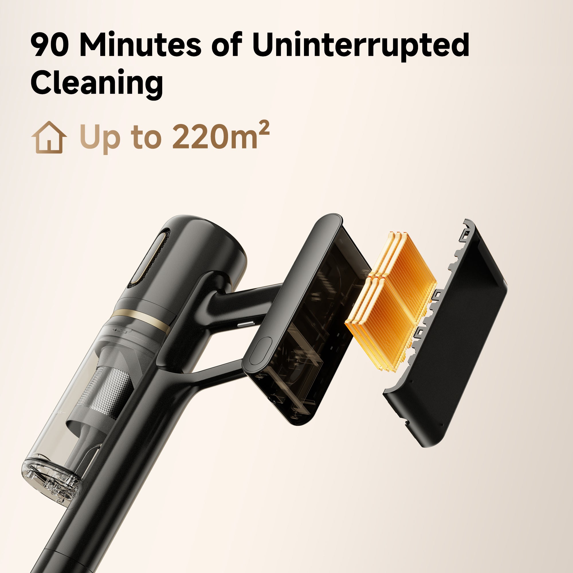 Dreame X2 Cordless Vacuum 180AW Suction | 1.5kg Ultra-Light | 90min Runtime | Anti-Mite