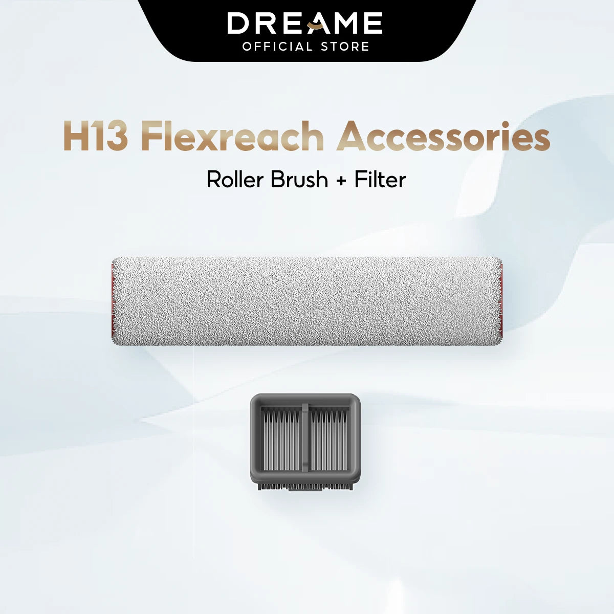Dreame Roller Brush and Filter Kit for H12 GT H13S FlexReach H13 Dual FlexReach
