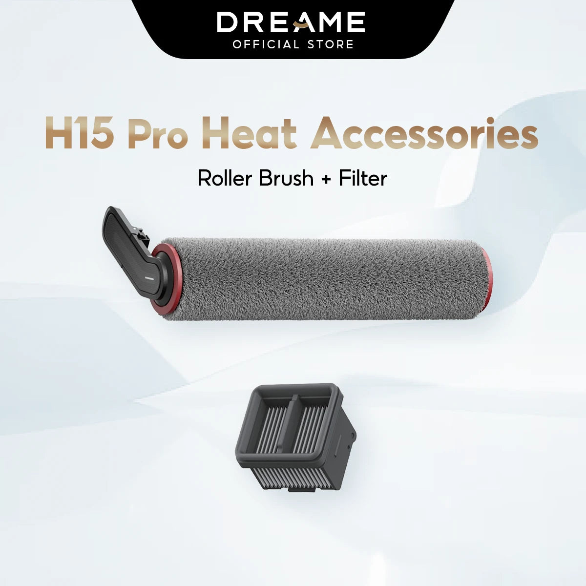 Dreame Roller Brush and Filter Kit for H15 Pro Heat H16 Pro Steam