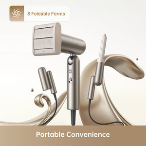 Dreame Pocket Hair Dryer with foldable design and portable convenience features.