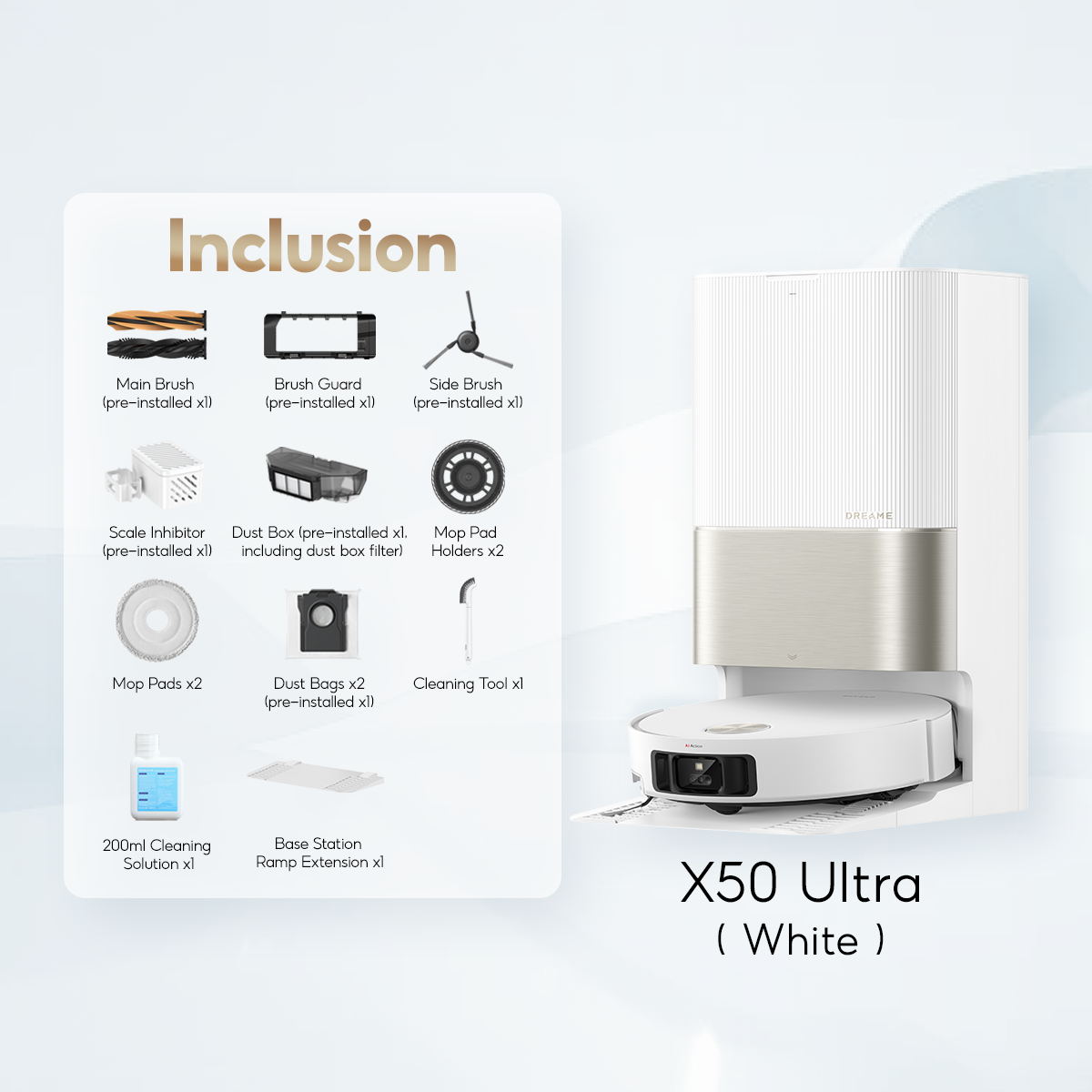 Dreame X50 Ultra Robot Vacuum