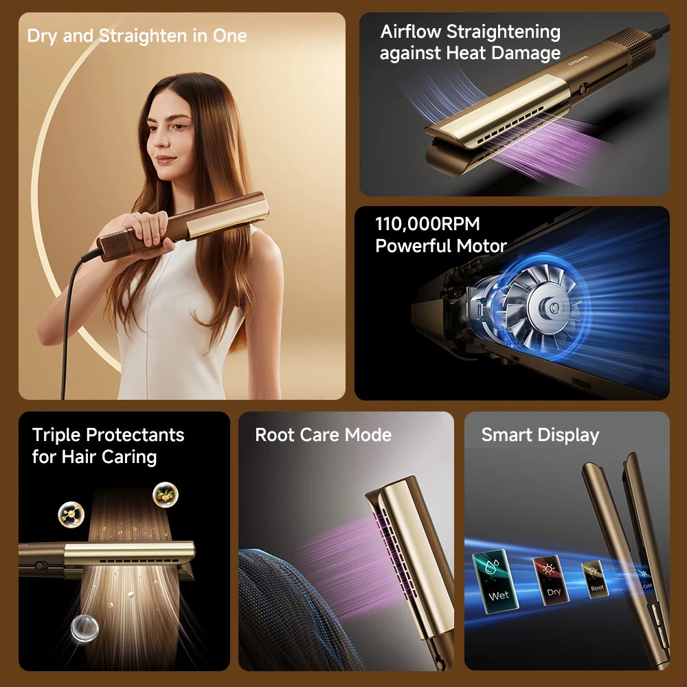 Dreame Aero Straight Air Hair Styler with Smart Display, SenseIQ & Triple Protection