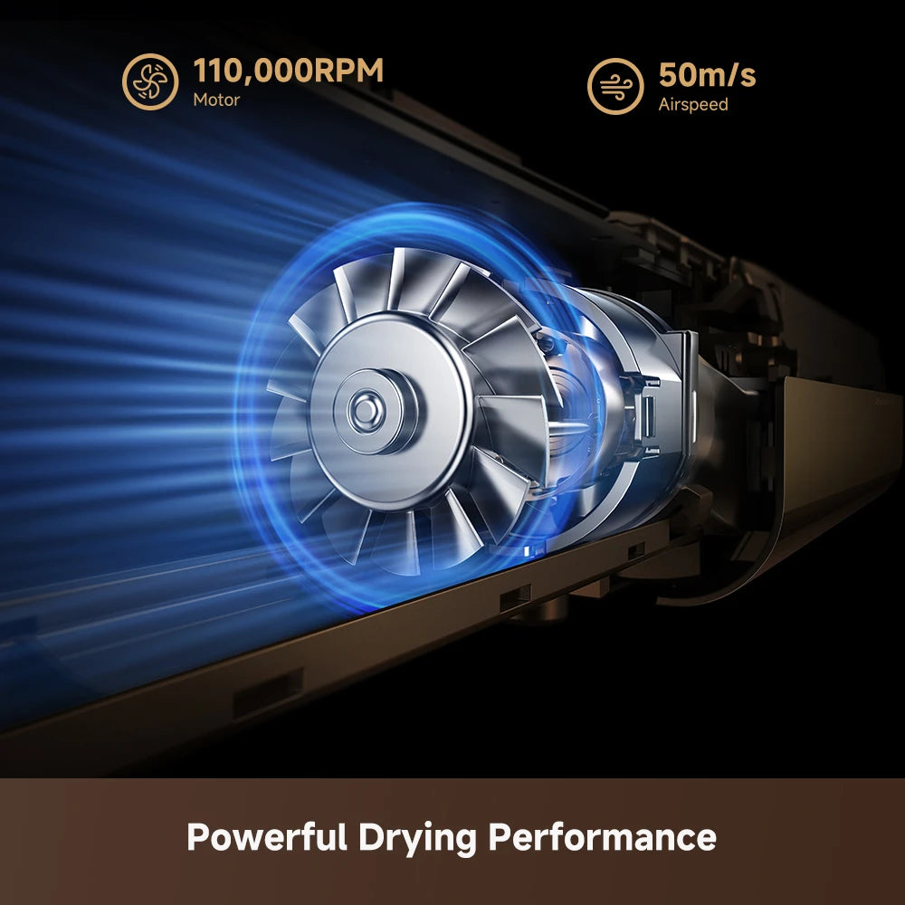 powerful airflow hair dryer brush for quick drying and styling