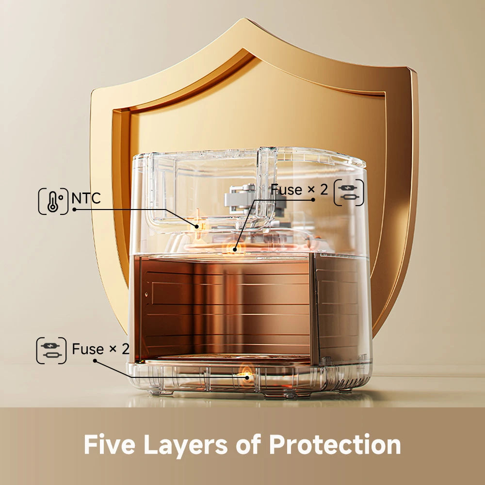 Dreame AF30 air fryer with five layers of protection for safer and more reliable cooking