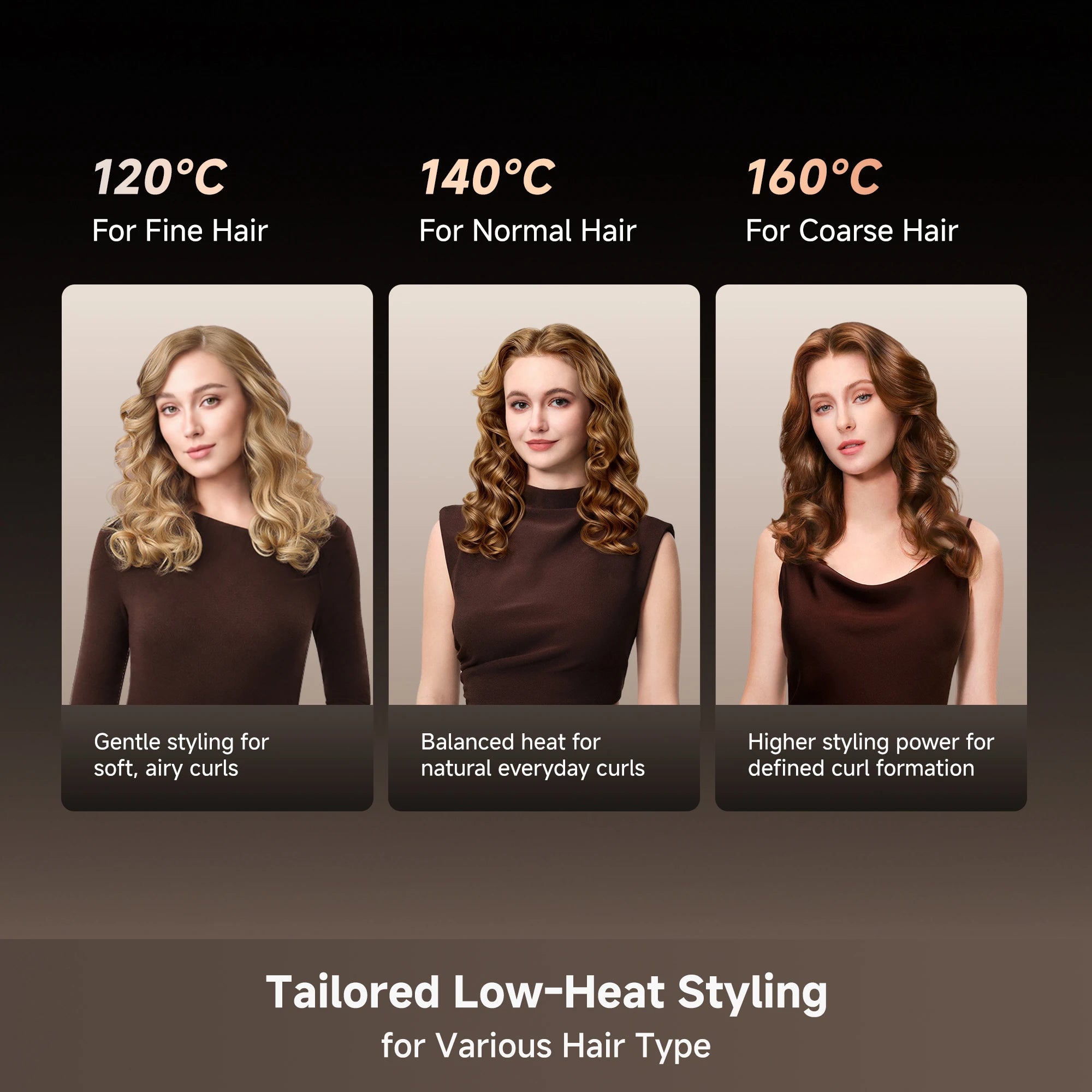 Dreame Air Auto hair styler providing low-heat styling suitable for different hair types and textures