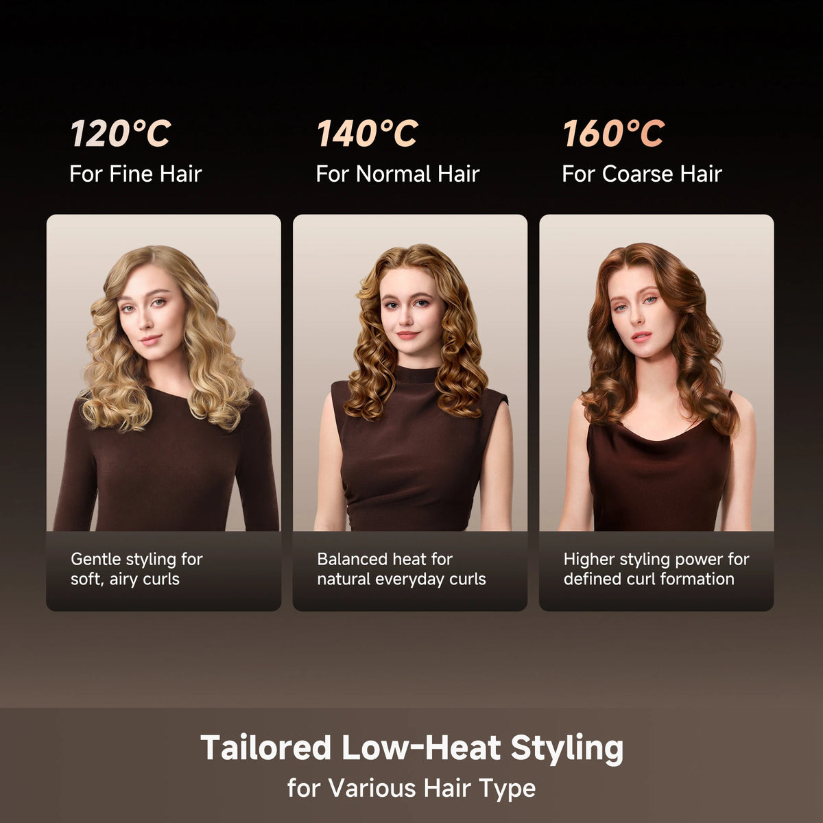 Dreame Air Auto hair styler providing low-heat styling suitable for different hair types and textures