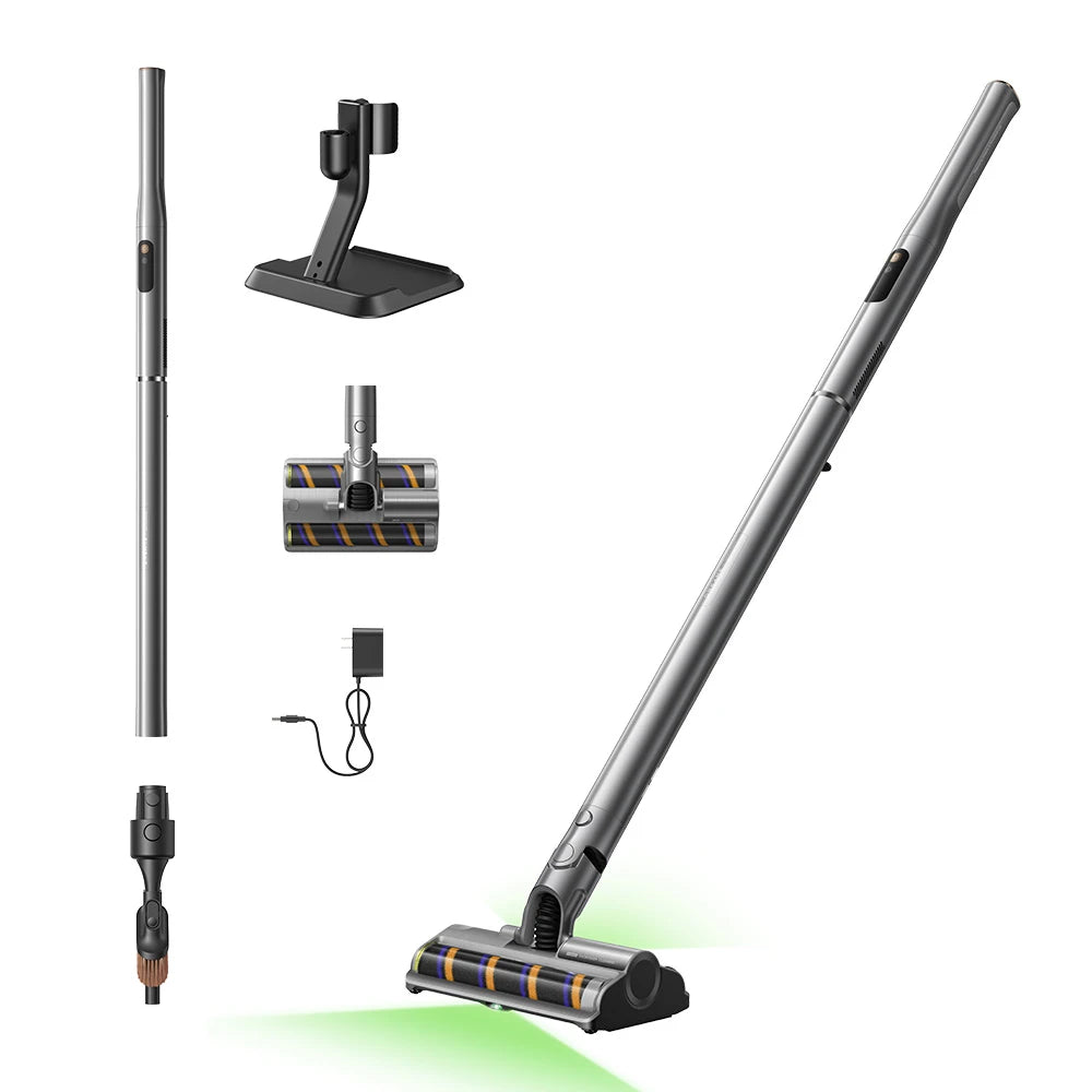 Dreame Air cordless vacuum with auto empty base and lightweight pencil style design