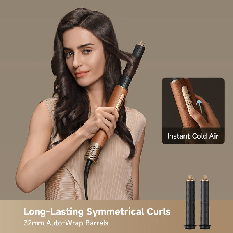 Dreame AirStyle Pro 32mm auto-wrap barrels with instant cold air for long lasting symmetrical curls