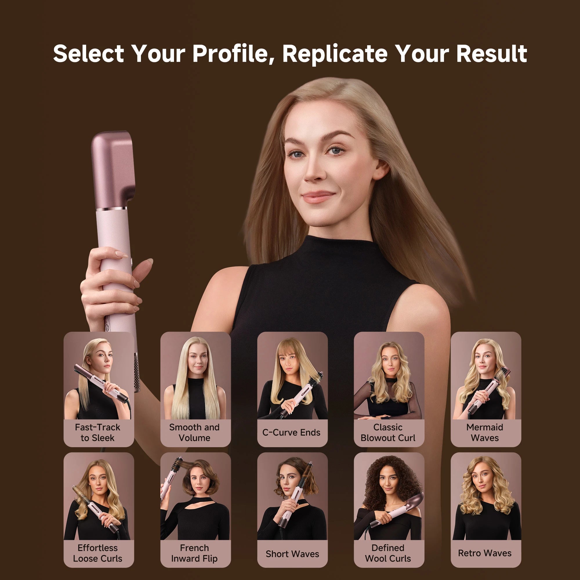 Dreame AirStyle Pro HI hair styler featuring 8-in-1 styling attachments for versatile everyday hairstyling