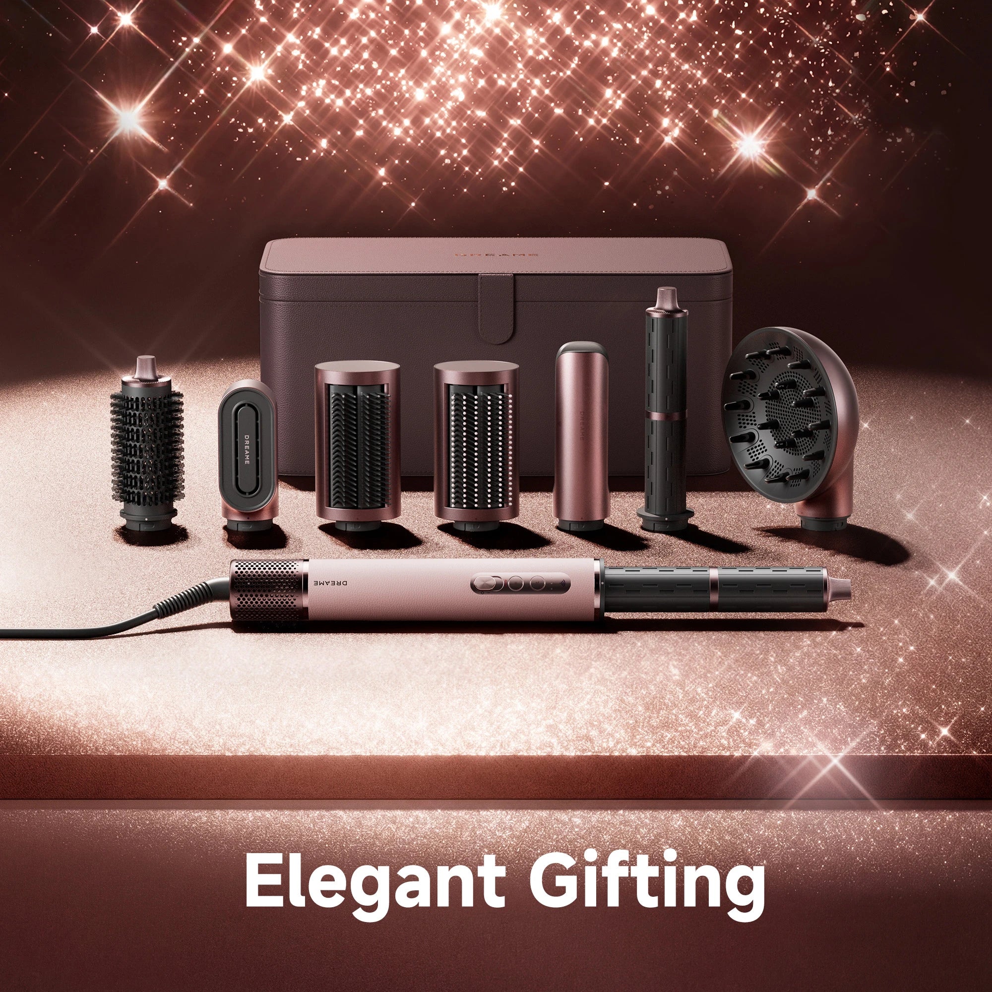 Dreame AirStyle Pro HI hair styler presented in an elegant gift package ideal for special occasions