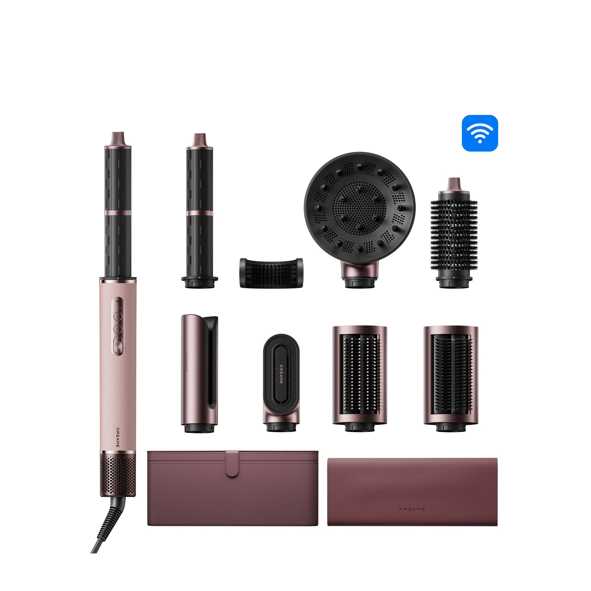 Dreame AirStyle Pro HI hair styler displayed on a clean white background showcasing its premium all-in-one styling design