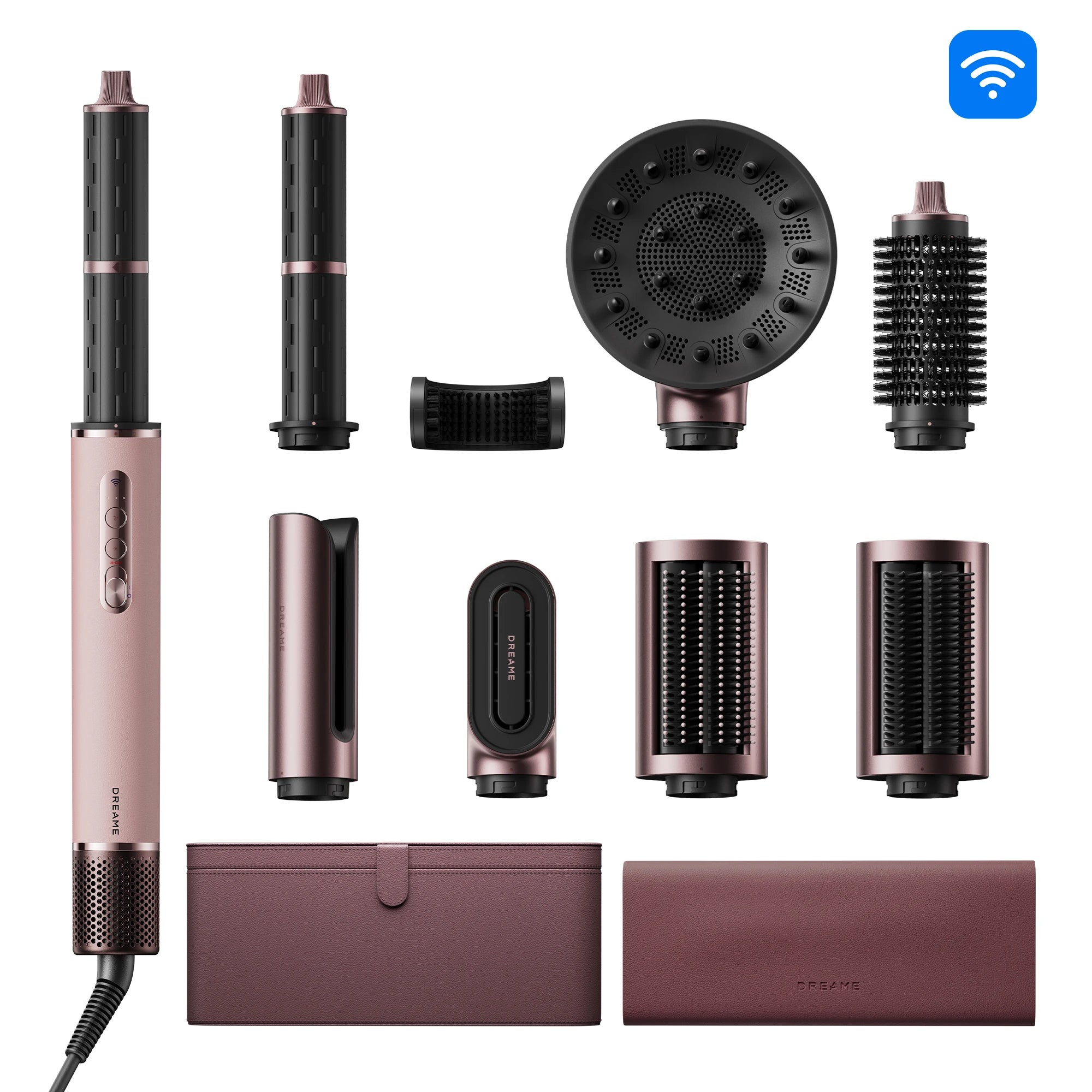 Dreame AirStyle Pro HI hair styler displayed on a clean white background showcasing its premium all-in-one styling design
