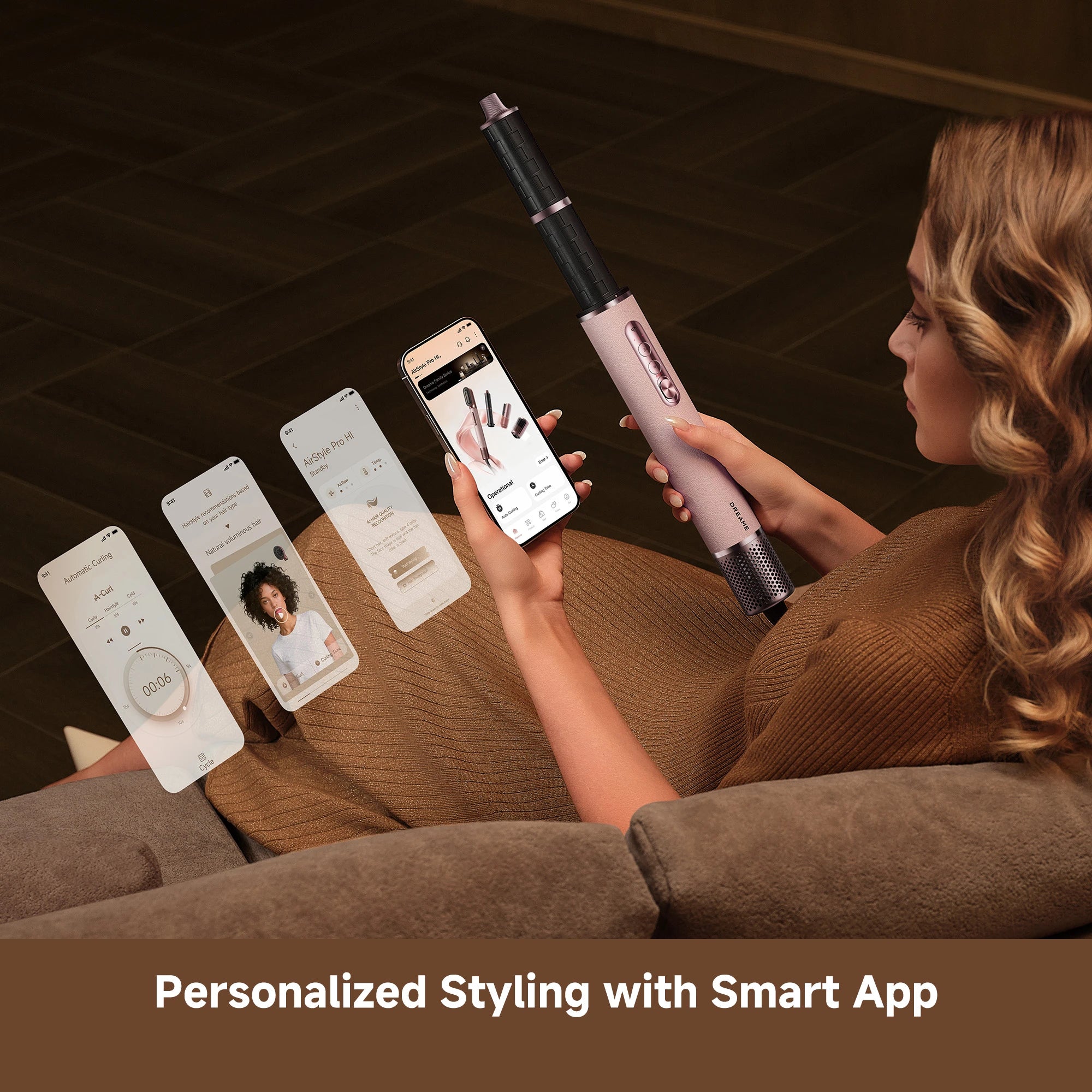 Dreame AirStyle Pro HI hair styler with smart app connectivity for personalized styling control