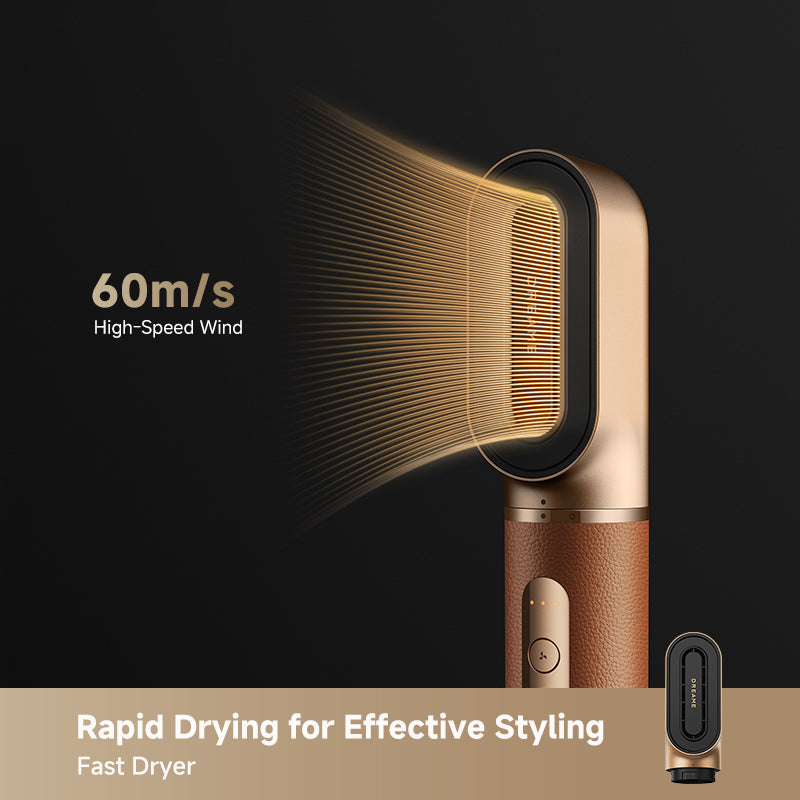 Dreame AirStyle Pro high speed 60m/s nozzle for rapid drying and effective hair styling