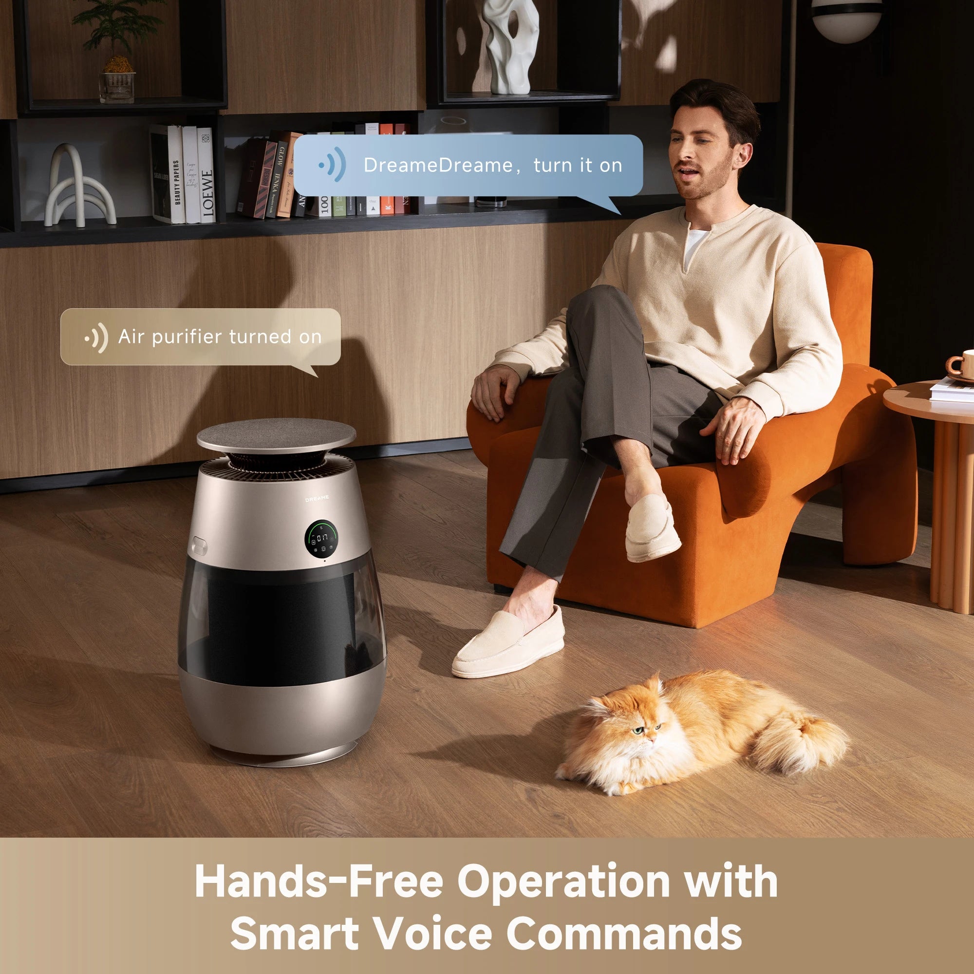 Dreame AP10 pet air purifier providing a smart pet care experience with intelligent functions