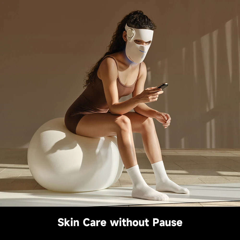 Dreame Chrona light therapy device offering convenient wireless skincare for uninterrupted daily routines