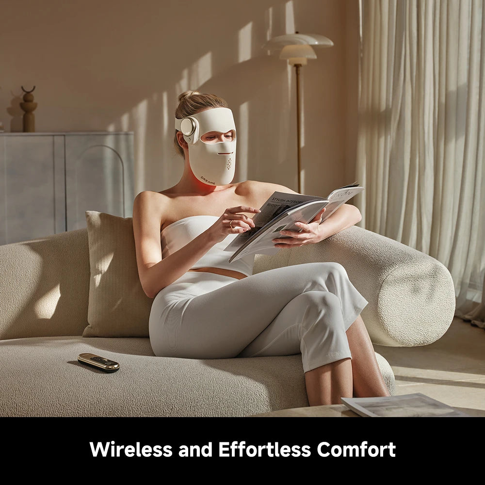 Dreame Chrona light therapy device with a cordless design for effortless and flexible skincare sessions